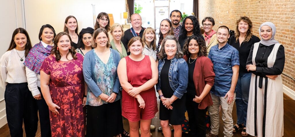 Group photo of the 2025 Weaver Award Northwest Arkansas Awardees